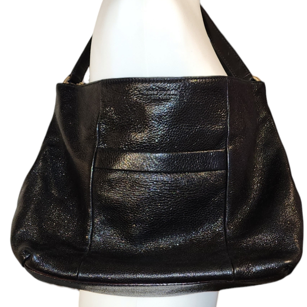 kate spade Black Leather Shoulder Bag